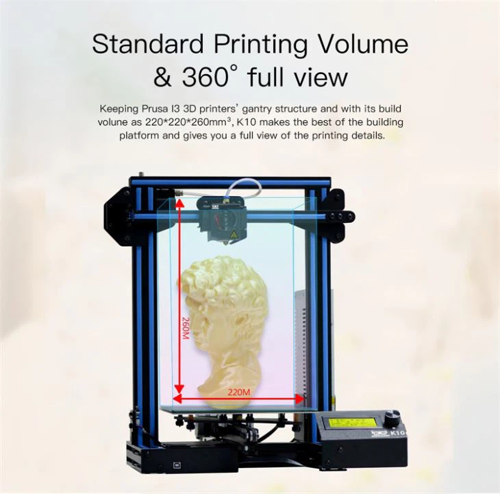 Ender DIY κιτ V-slot μεγάλο μέγεθος I3 μίνι Ender-3 3D εκτυπωτή εκτύπωση συνέχιση ισχύος